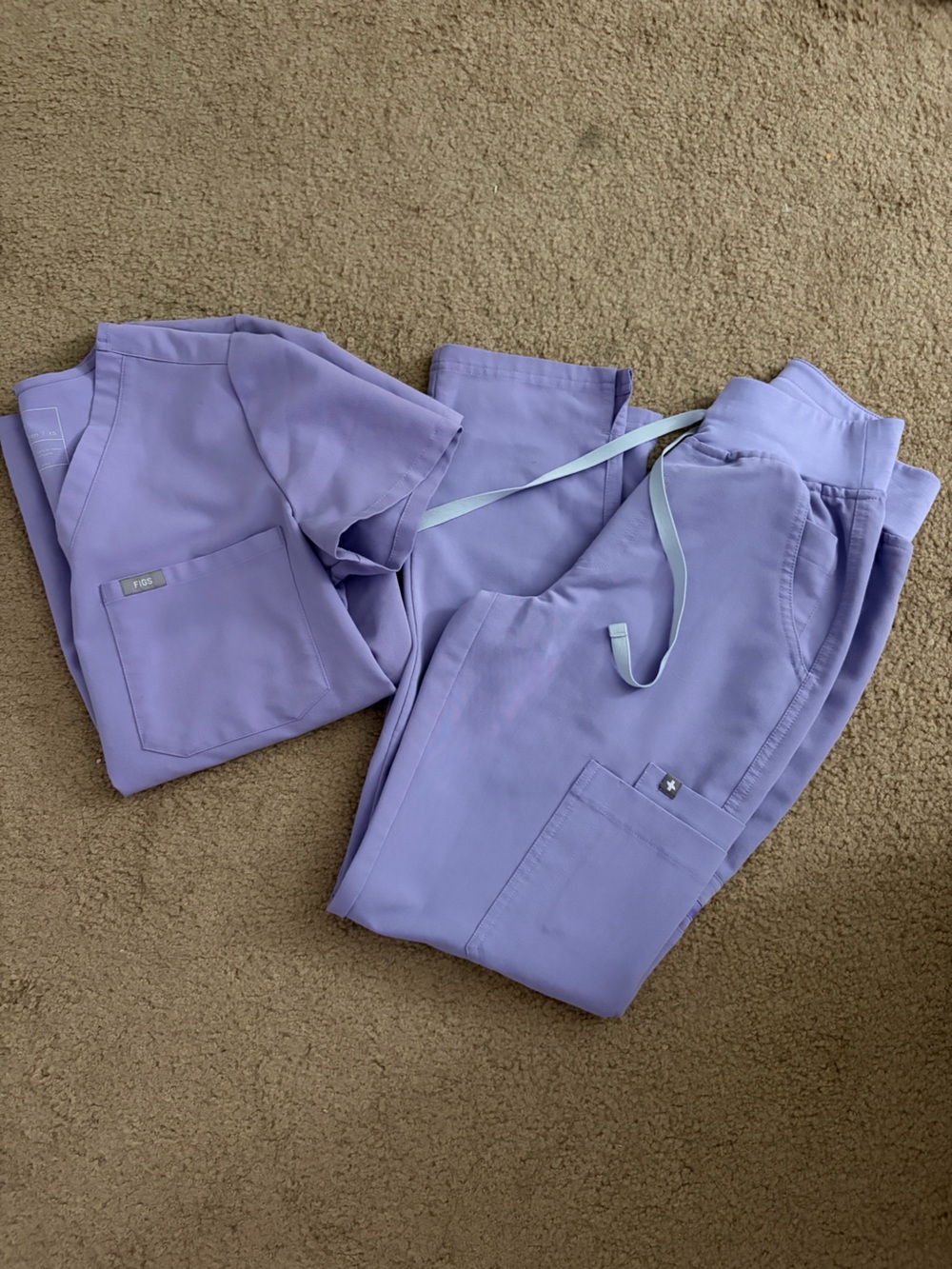 Figs Lavender Dew Scrub Set